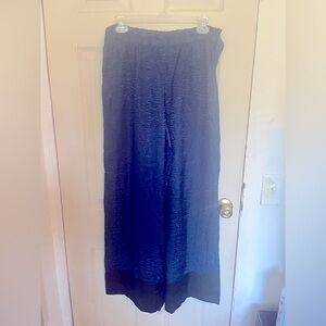 New. Victoria's Secret Dark Blue Wide Leg Pants